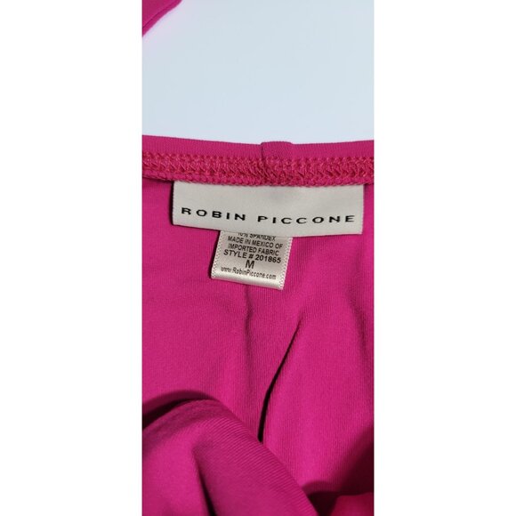Robin Piccone Bikini Swim Top Underwire  Cup D Fuisha Bottom High Weist Sz M#0 - Picture 2 of 10